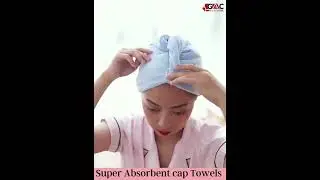 Microfiber Soft Dry Hair Cap Hat Wrapped Super Absorbent Towel Turban Head Bathing Tools