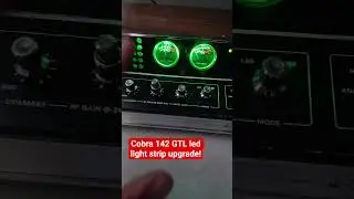 Cobra 142 GTL led upgrade #cb #cbradio #frequencymodulation #dx #vintage #viral #stryker #amp #skip