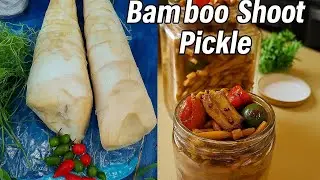 Bamboo Shoot Pickle Recipe | Long Lasting  Flavor Packed| Bas Ko Tama ra Dalle Khursani| Ushoi Achar