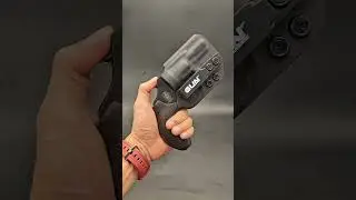 Design ซอง Kydex Smith & Wesson 360 airweight ตัวนี้บุหนังแท้ด้านใน premium สุด #gunbangkok