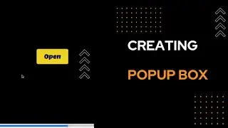 Creating Popup Box using HTML , CSS and JS