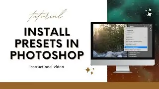 How to Import Adaptive Presets in Photoshop/ACR