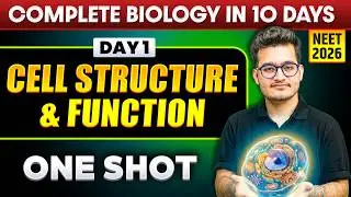 NEET 2026 - Complete BIOLOGY in 10 Days ||  Day 1 || Vipin Sharma