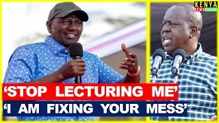 Ruto ANGRY speech today in Kisumu responding to Matiangi, Gachagua & Kalonzo