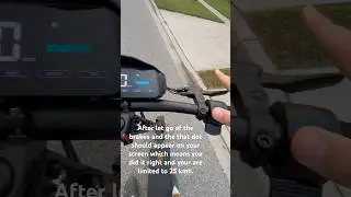 How to enable and disable police mode on the kukirin g4 and g2 to go from 70+ kmh to 25 kmh.