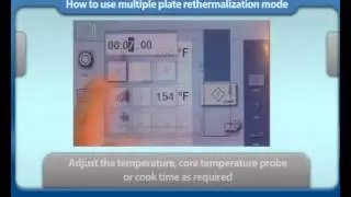 Convotherm easyToUCH - Rethermalizing | How to use the multiple plate rethermalization mode