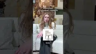 Команда CAZARINA угадывает мебель