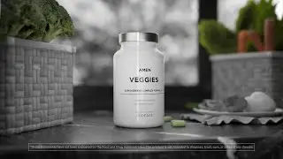 Veggies Vitamins Supplement - Greens Whole Food Nutrition - Raw Vegetables and Mushrooms - Codeage