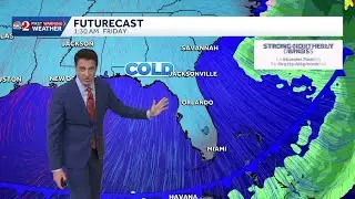 Coldest air in years moves in overnight as freeze warnings are now up! 1.15.26