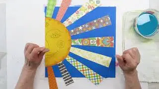 #34 Art For Kids- Sun Mixed Media- April 2021
