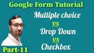 Multiple choice vs Drop Down vs Checkbox