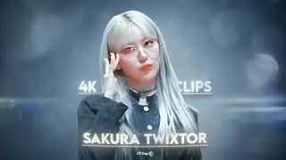 SAKURA LE SSERAFIM 4K TWIXTOR CLIPS FOR EDITING 