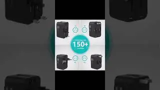 Universal Travel Adapter, International All in One  Travel Adapter