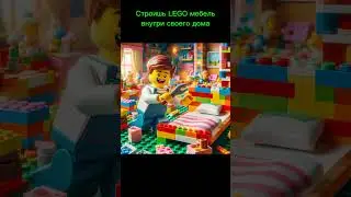 POV: Ты проснулся в LEGO мире  #subscribe #нейросеть