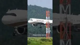 STARLUX A321NEO landing at Kuala Lumpur Airport #shorts #aviation #plane #starlux #a321 #landing