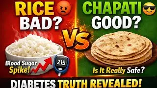 Rice or Chapati: Which Is Better for Diabetics? The Truth Might Surprise You! #healthyeating