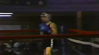 Amateur boxing with my last amateur bout at the end