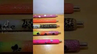 more uv resin glitter gel pens😁