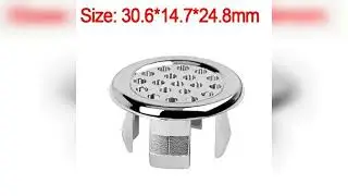 Review: 1/4PCS Plastic Bathroom Kitchen Basin Sink Overflow Cover Ring Insert Replacement Chro...