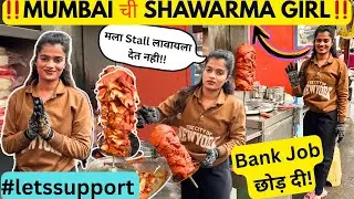 Hardworking Young Girl Ne शुरू किया खुद ka Shawarma Business on Street|| please Support Her Hardwork