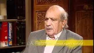 Urdu Guftugu with I. A. Rehman, Human Rights Commission Pakistan