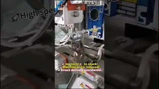 High-speed vertical food packaging machine! 100 packs per minute
