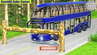 Cars vs Fallen Tree #507 BeamNG.Drive -BeamNG DALER Games