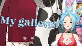 Red dress Crelly Makes lumi faint from losing too many gallons @LuminusRedVT 