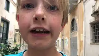 Walking the streets of Greece with lil sis. 