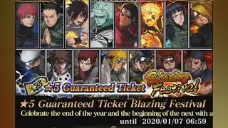 Naruto Blazing - [New Year 2020 Celebration] Guaranteed Blazing Festival Ticket Summons