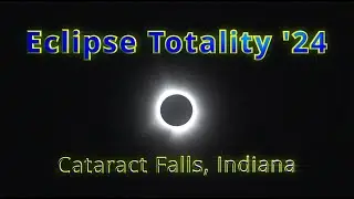 Eclipse '24 at Cataract Falls, Indiana in the path of Totality