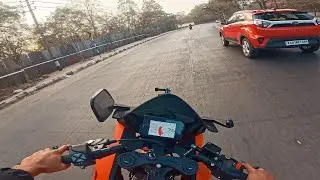 Hyper Ride In city 😱 ! Rc390 Power !🔥 #rc390 