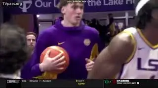 Вступление к трансляции баскетбольного турнира CBB на канале ESPNU: Южная Каролина против LSU