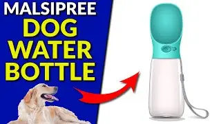 MalsiPree Dog Water Bottle