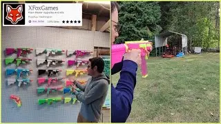 NERF NEWS!  Nerf Mod Designer XFoxGames Releases The GRYPHON!  #shorts #nerf #xfoxgames #blasters