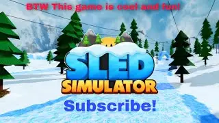 PLAYING SLED SIMULATOR |.  WITH @TheLuckyLegend13 #roblox #gaming  #simulator #viral #fyp #video