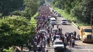 HOT NEWS TODAY: Migrant caravan resumes march to the U.S. 22/10/2018
