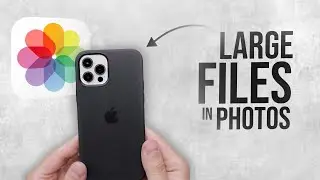 Как сохранять большие файлы в фотоальбоме вместо файлов iPhone (урок)