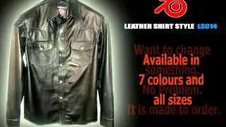 Leather Shirt Style LS014