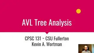 AVL Tree Analysis
