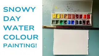 Watercolour Painting Vibrant Colours Inspired by the City