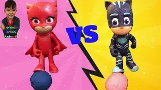 D.I.Y Cardboard Box Soccer Field |PJ Mask Soccer challenge |Learn Color Play Doh ActivityForKidEp11