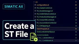 How to Create Structured Text Files in SIMATIC AX