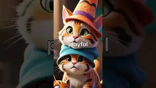 Tigers on the Farm: Mama Cat's Epic Hat-Making Adventure!