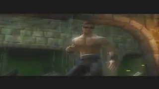 #1164 Mortal Kombat Shaolin Monks (PS2) Bosses (9/15): Boss Johnny Cage gameplay