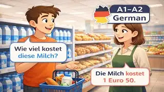 Learn German at the Supermarket | German A1