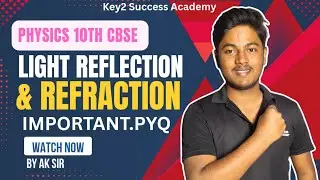 Light Reflection & Refraction Class 10 Physics | Most Important PYQs & Concept | CBSE 2025-26 #10th