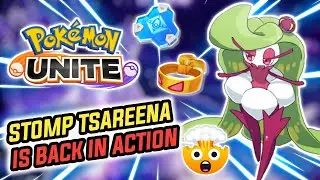 🤯Shake The Opponents Ground With This BUFFED Tsareena Moveset | Pokemon Unite Tsareena Gameplay
