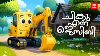 ചിങ്കു എന്ന ജെസിബി | Malayalam Story for Kids | MKid | Chinku The JCB