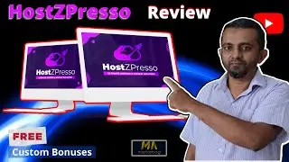 HostZPresso review, learn first and then earn best, host your website for one time price